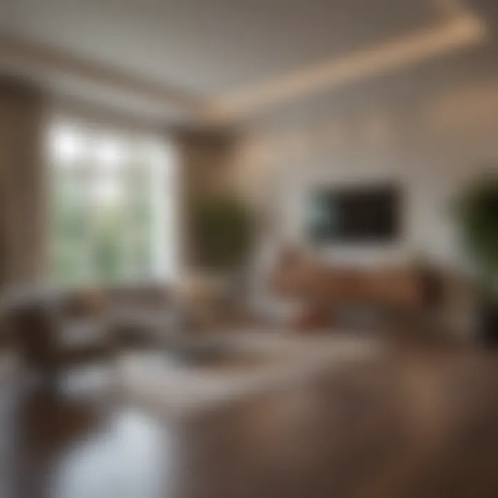 Luxurious living spaces in Woodside Place Apartments