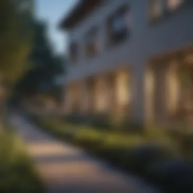 Serene Outdoor Environment at Woodside Place Serene outdoor environment of Woodside Place